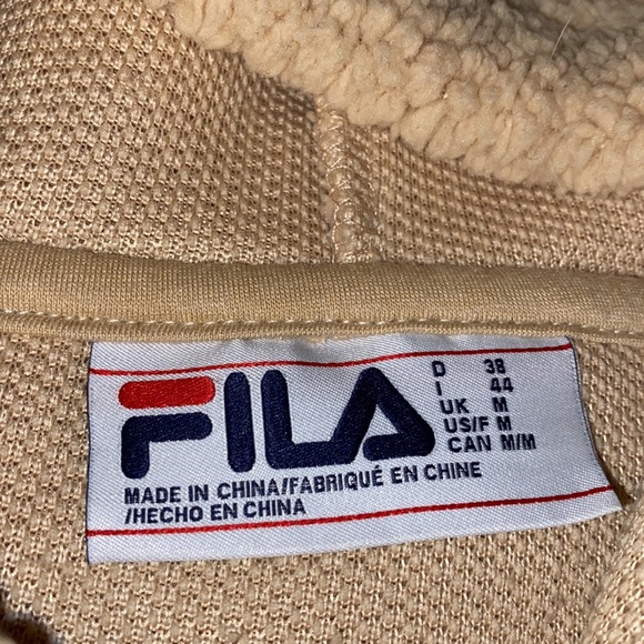FILA Teddy Bear crop hoodie - Picture 2 of 2